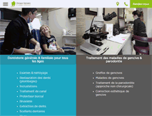 Tablet Screenshot of dentistevaillancourt.com